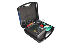 數字兆歐表機箱側面