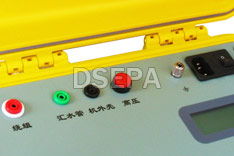 水內冷發電機絕緣測試儀操作面板