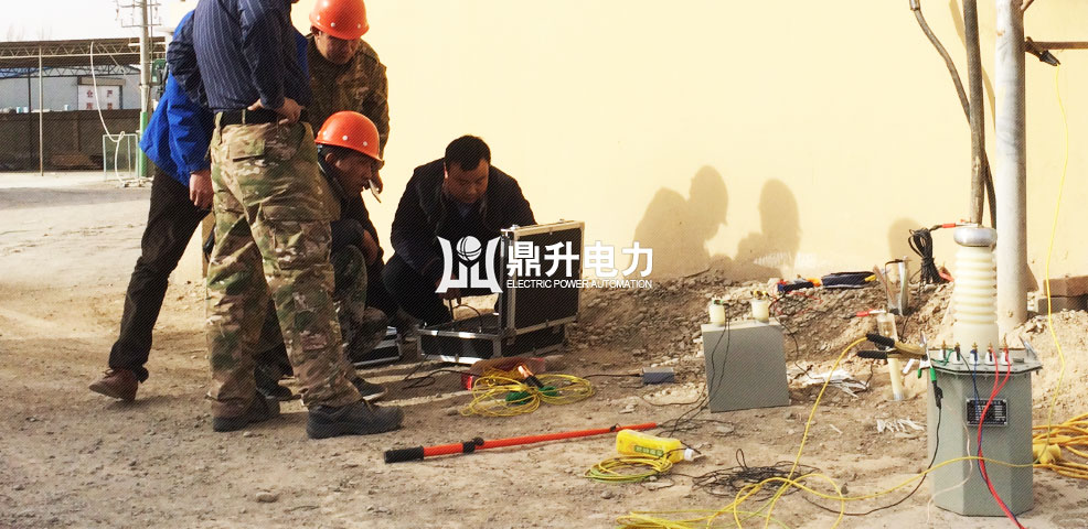 電纜故障測試儀試驗現場