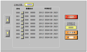 電子式多倍頻發生器耐壓試驗菜單文件管理界面